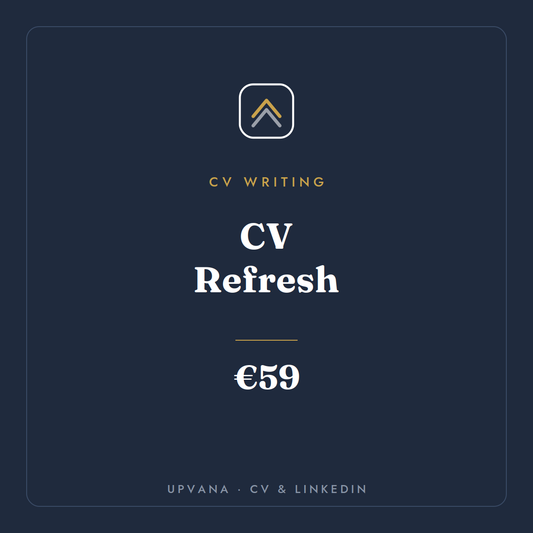 Actualización de CV — Edición y reformateo profesional de CV